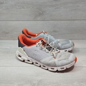 On Cloud Runner Men's Gray &Orange Athletic Shoes Running Sneakers Sz 10